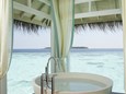 Spa treatment room bathtub